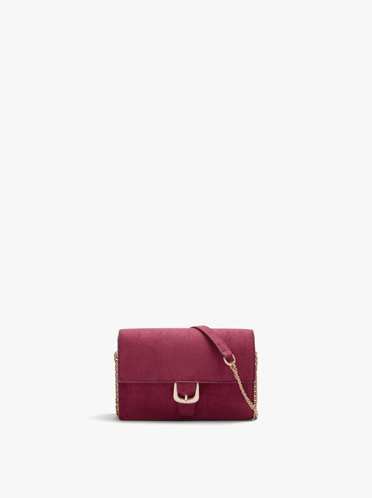 Crossbody Bag With Leather-Effect Flap
