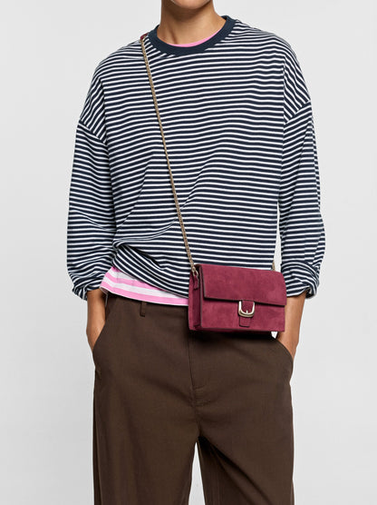 Crossbody Bag With Leather-Effect Flap