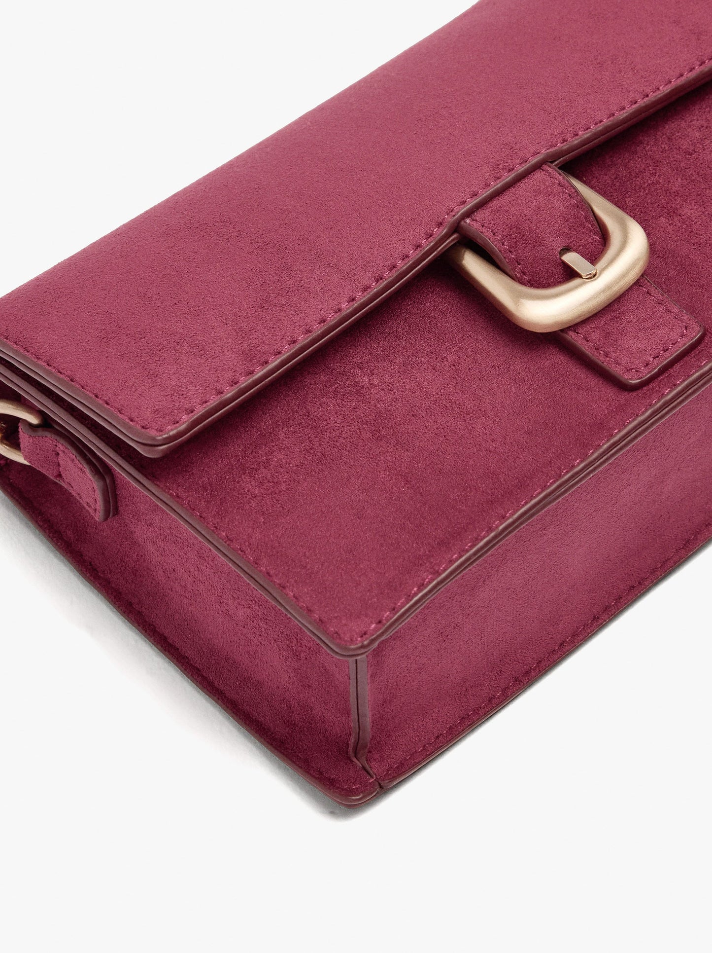 Crossbody Bag With Leather-Effect Flap