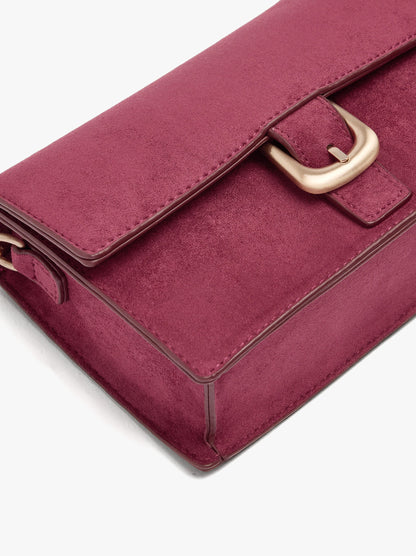 Crossbody Bag With Leather-Effect Flap