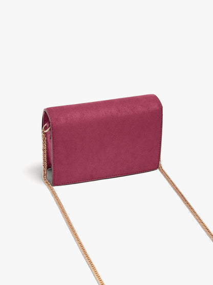 Crossbody Bag With Leather-Effect Flap