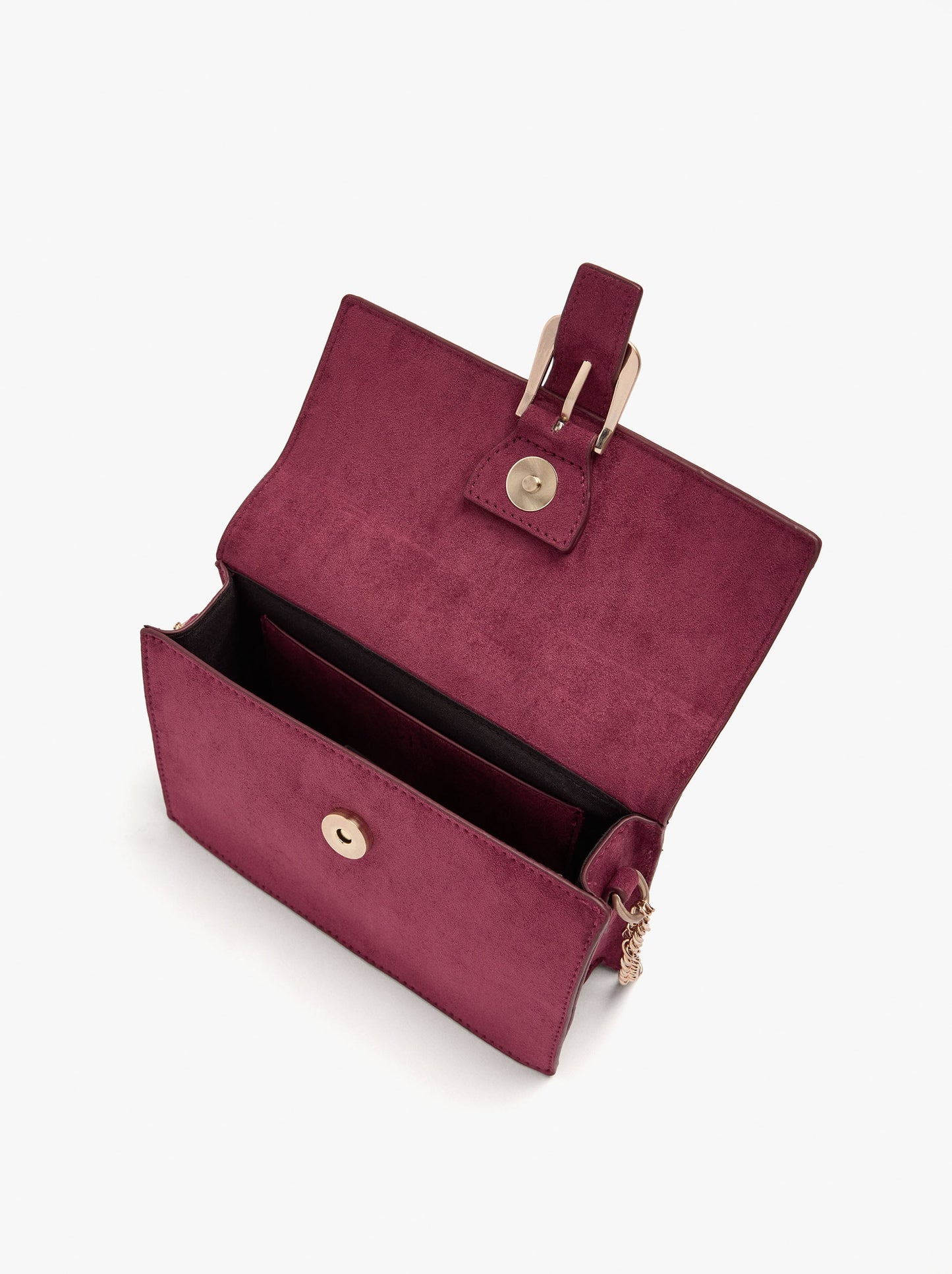 Crossbody Bag With Leather-Effect Flap