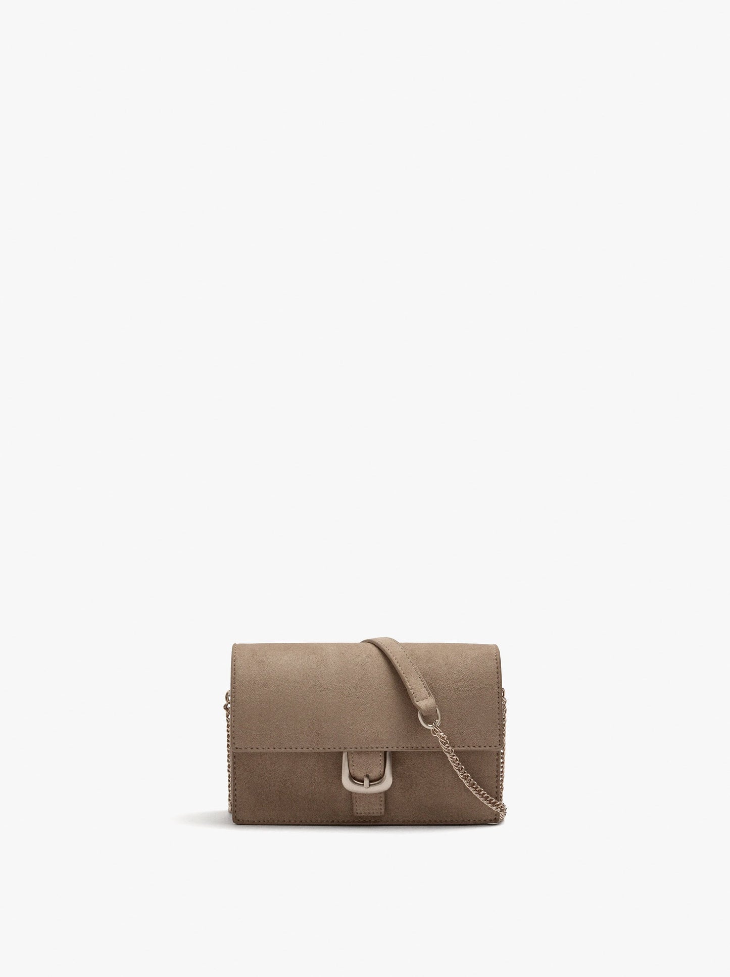 Crossbody Bag With Leather-Effect Flap