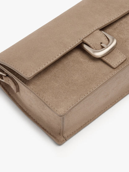 Crossbody Bag With Leather-Effect Flap