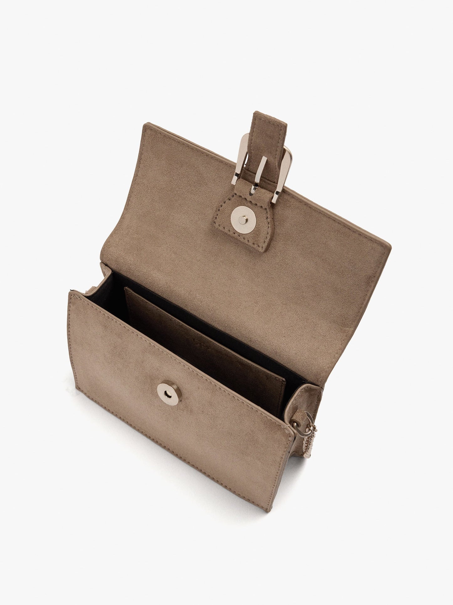 Crossbody Bag With Leather-Effect Flap