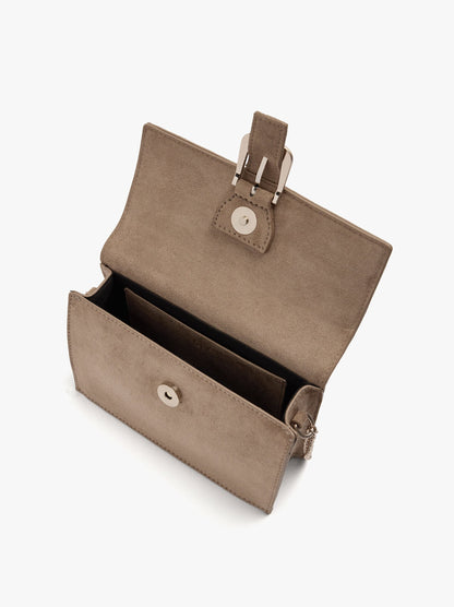 Crossbody Bag With Leather-Effect Flap