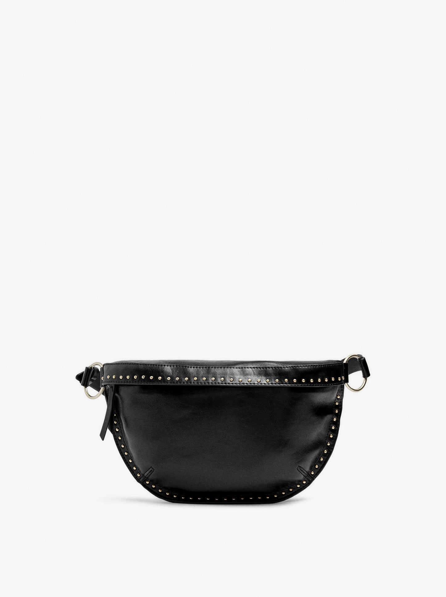 Belt Bag Cracked Effect With Studs