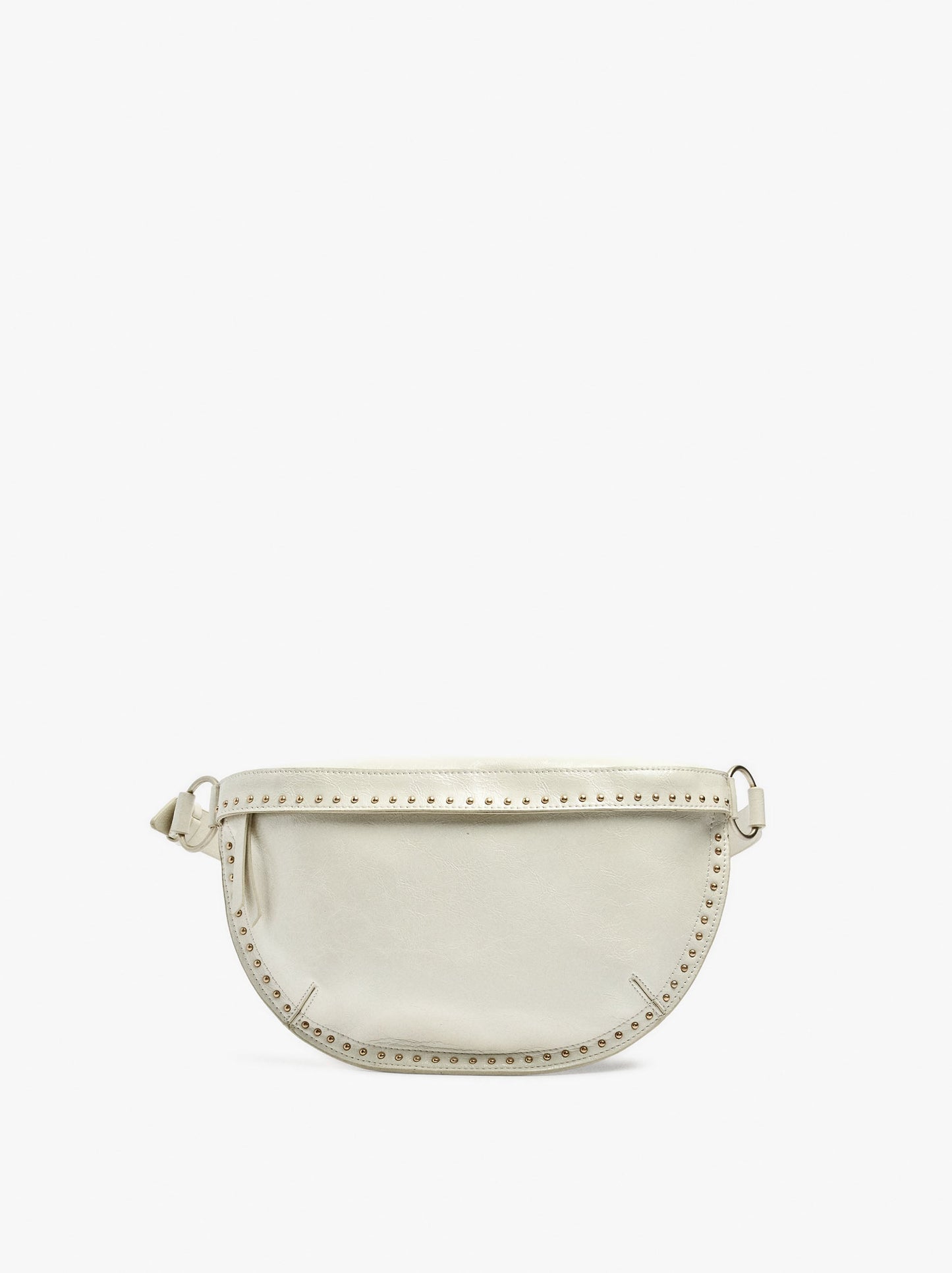 Belt Bag Cracked Effect With Studs