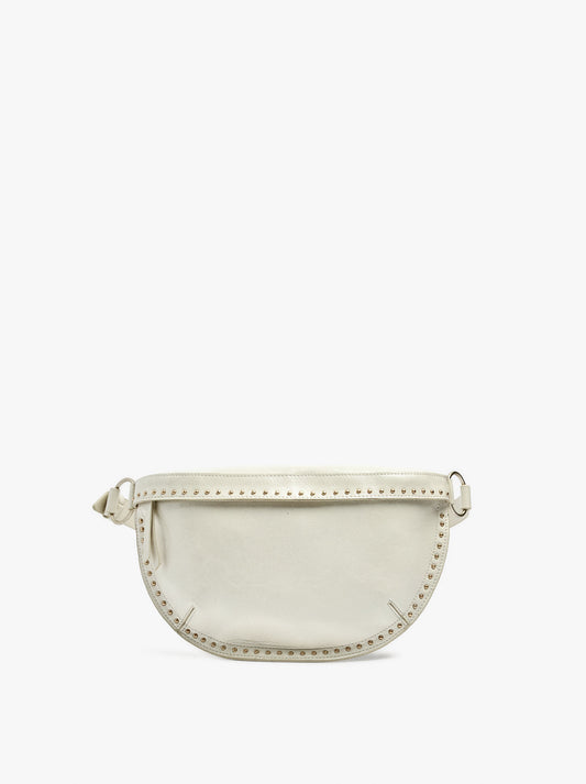 Belt Bag Cracked Effect With Studs