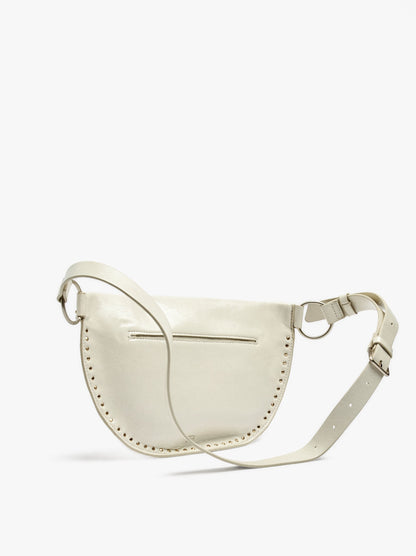 Belt Bag Cracked Effect With Studs