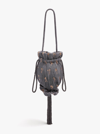Pleated Velvet Party Bag