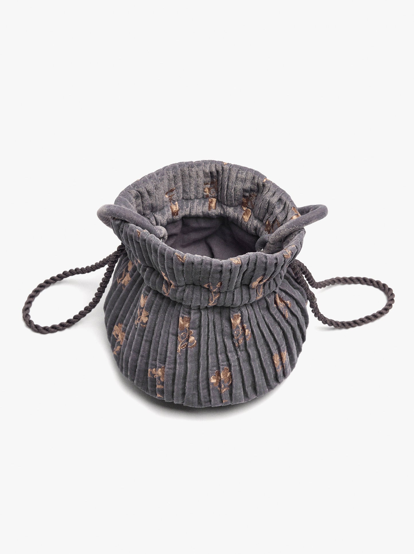 Pleated Velvet Party Bag