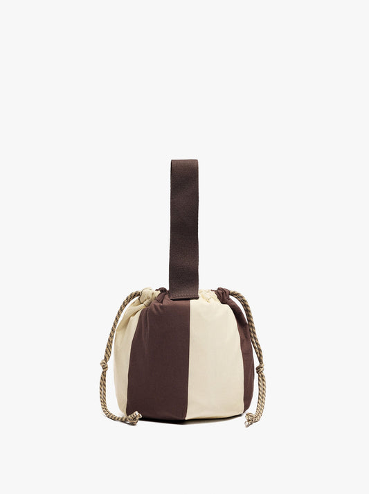Multi-Purpose Nylon Pouch With Stripes