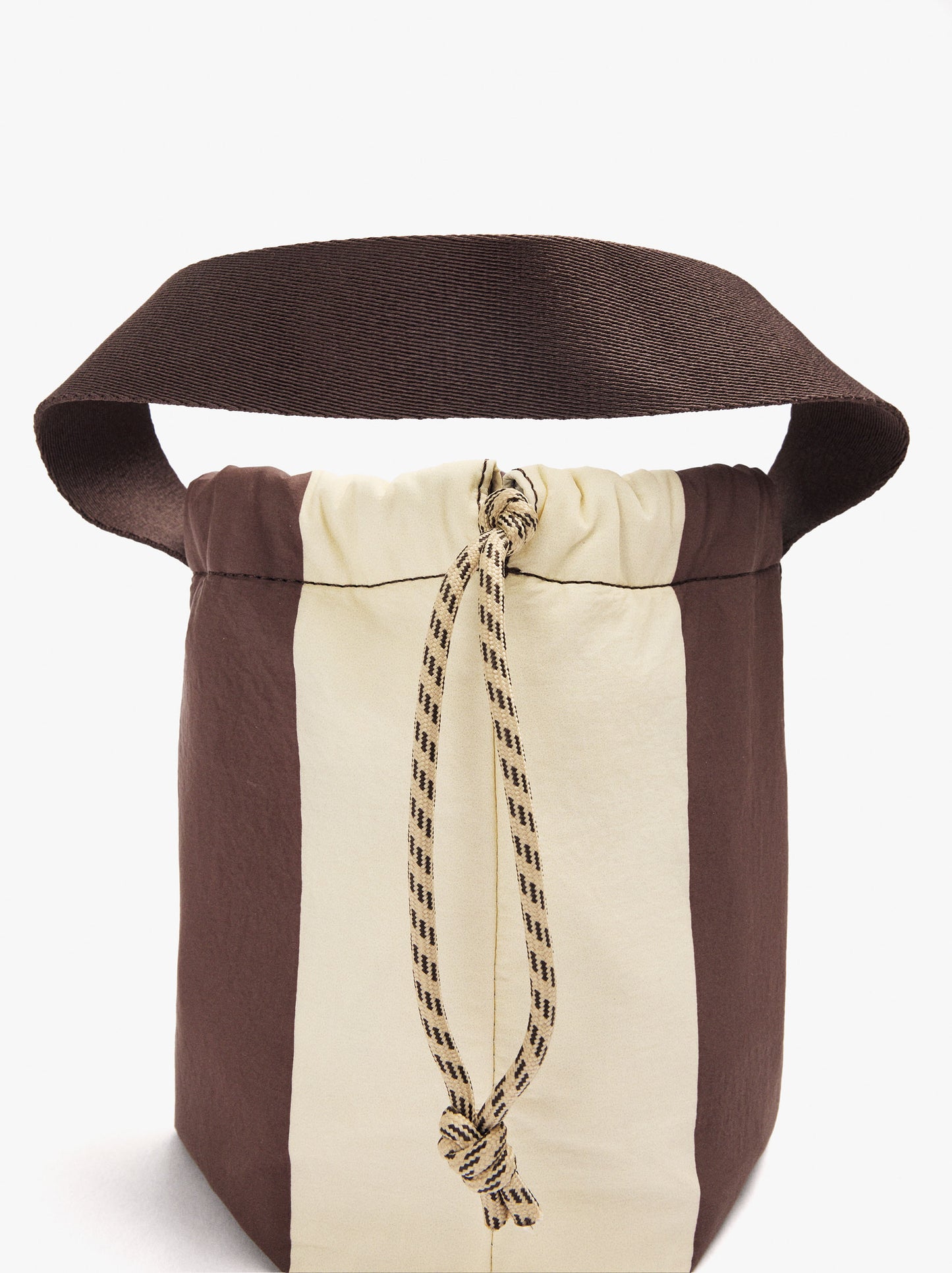 Multi-Purpose Nylon Pouch With Stripes