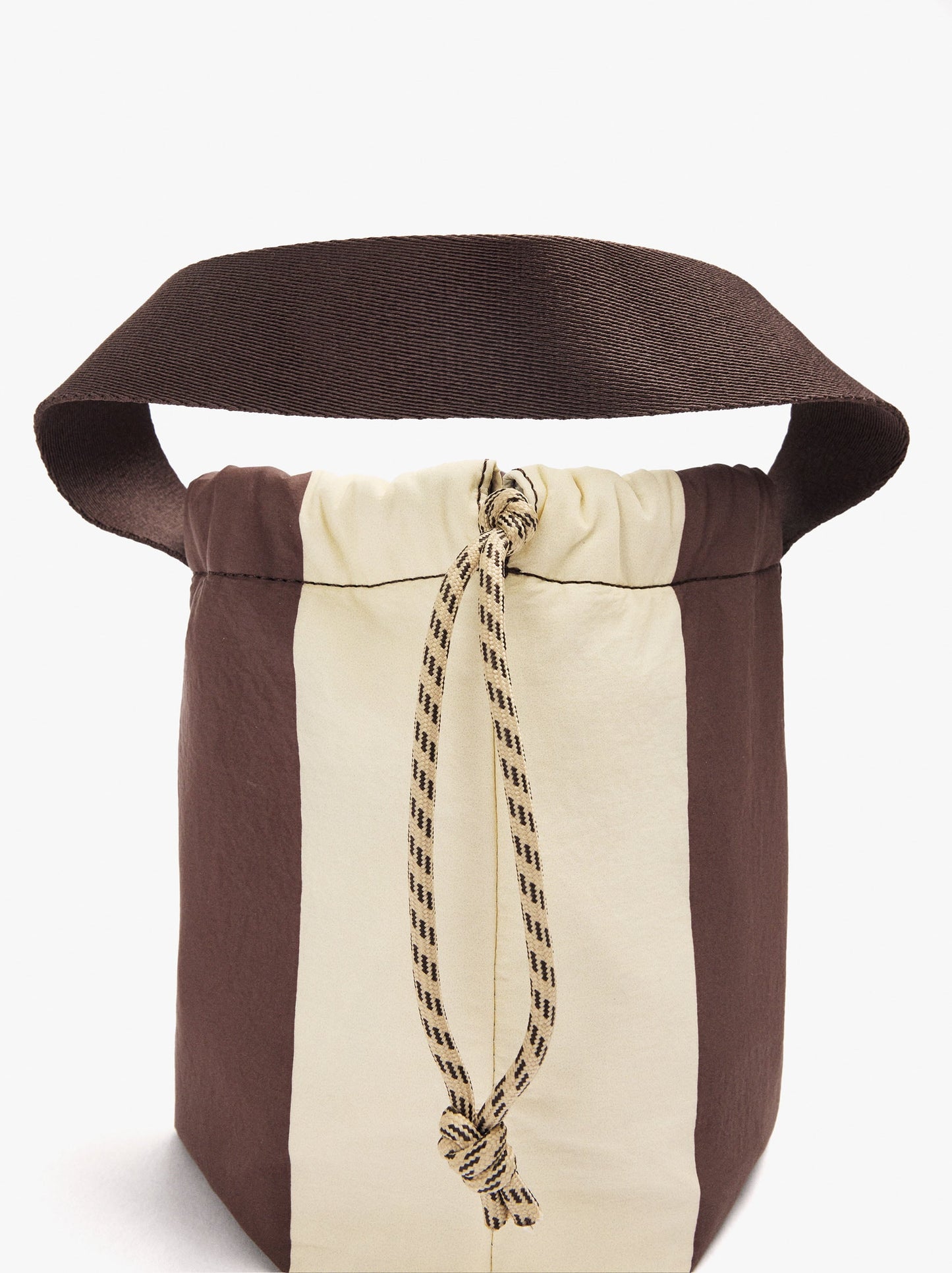 Multi-Purpose Nylon Pouch With Stripes