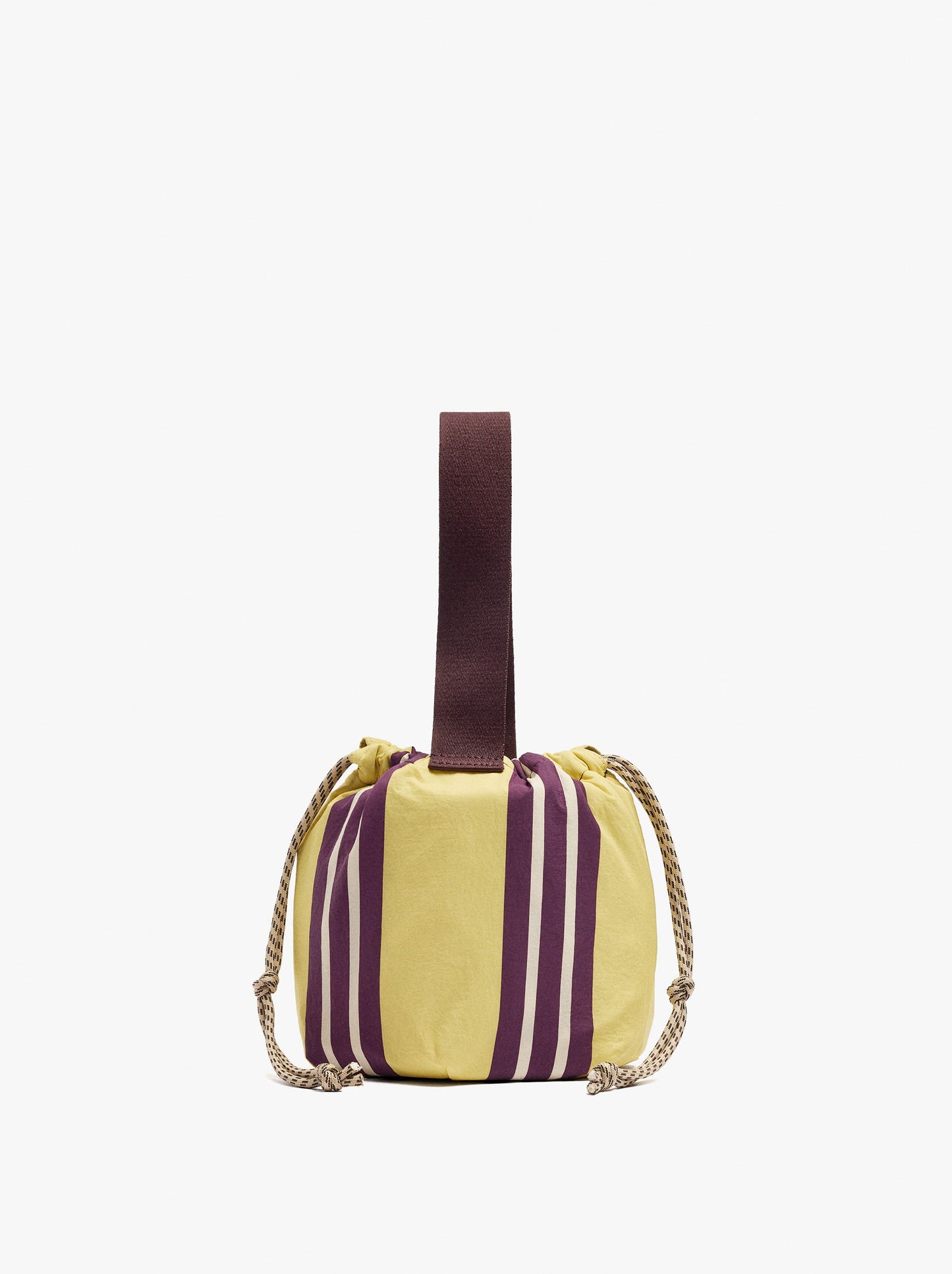 Multi-Purpose Nylon Pouch With Stripes