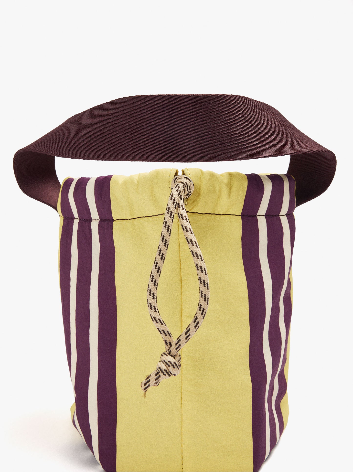 Multi-Purpose Nylon Pouch With Stripes