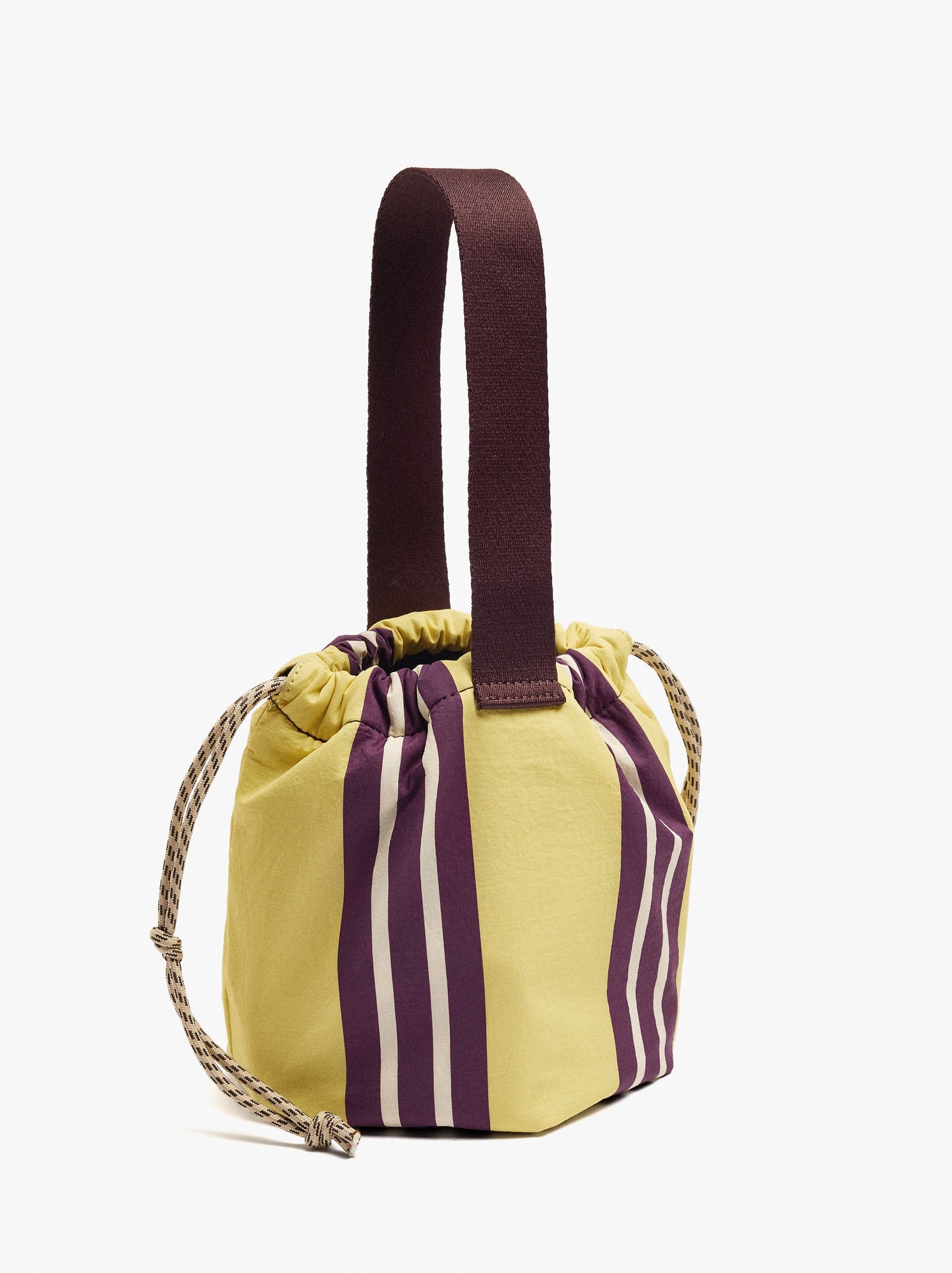 Multi-Purpose Nylon Pouch With Stripes