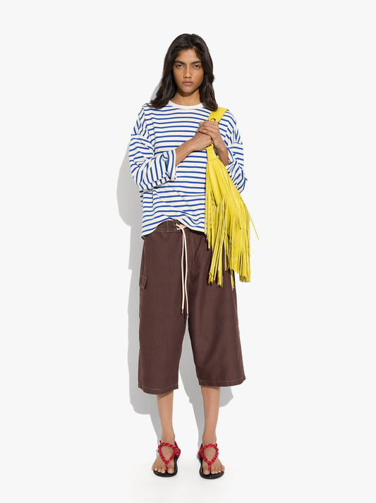 Cotton T-Shirt With Stripes