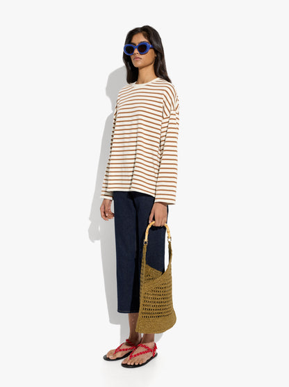Cotton T-Shirt With Stripes