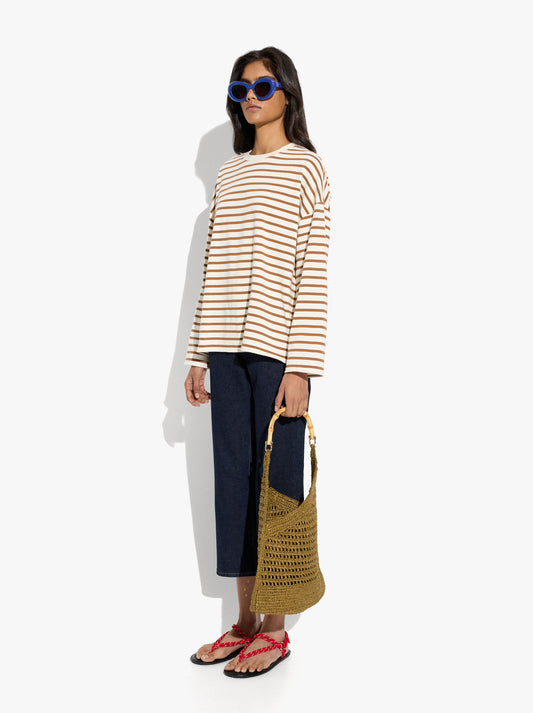 Cotton T-Shirt With Stripes