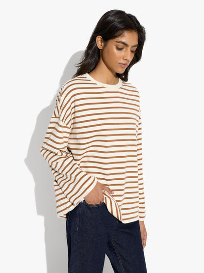 Cotton T-Shirt With Stripes