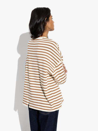 Cotton T-Shirt With Stripes