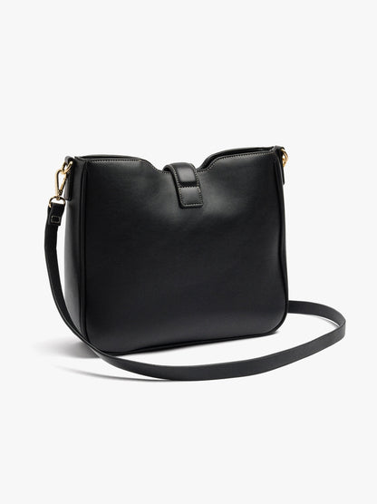 Plain Shoulder Bag With Crossbody Bag
