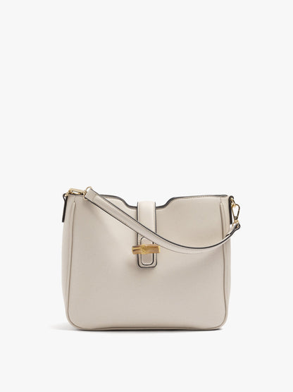 Plain Shoulder Bag With Crossbody Bag