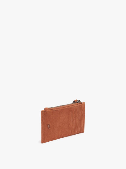 Basic Leather-Effect Card Holder With Studs
