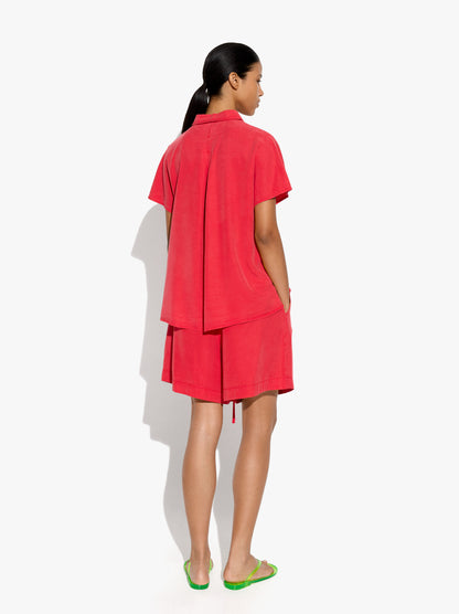 Fluid Shorts With Pockets 100% Lyocell