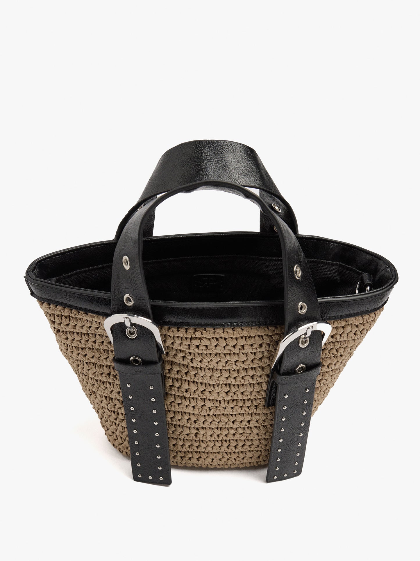 Tote Bag Paper Straw With Crossbody