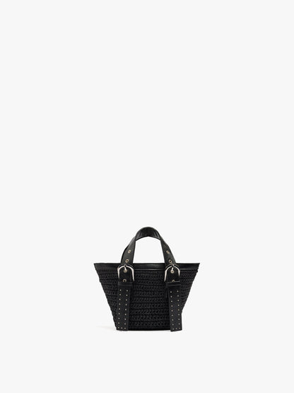 Tote Bag Paper Straw With Crossbody