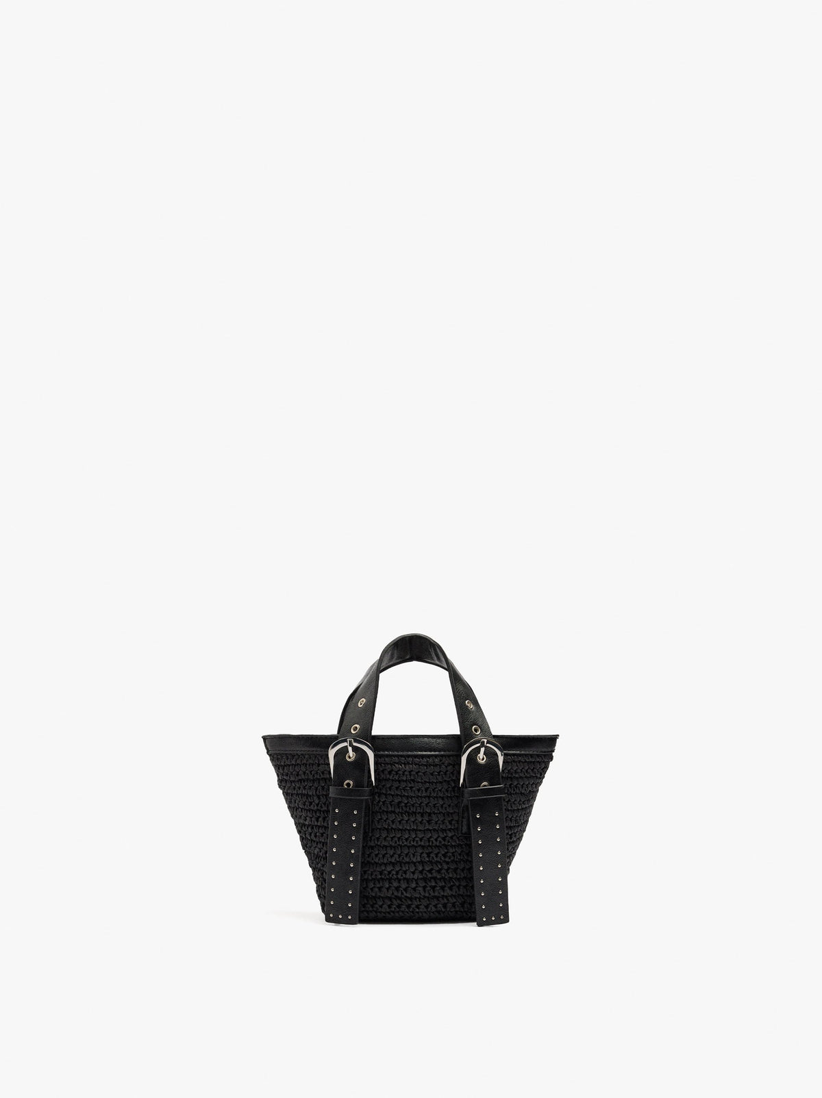 Tote Bag Paper Straw With Crossbody
