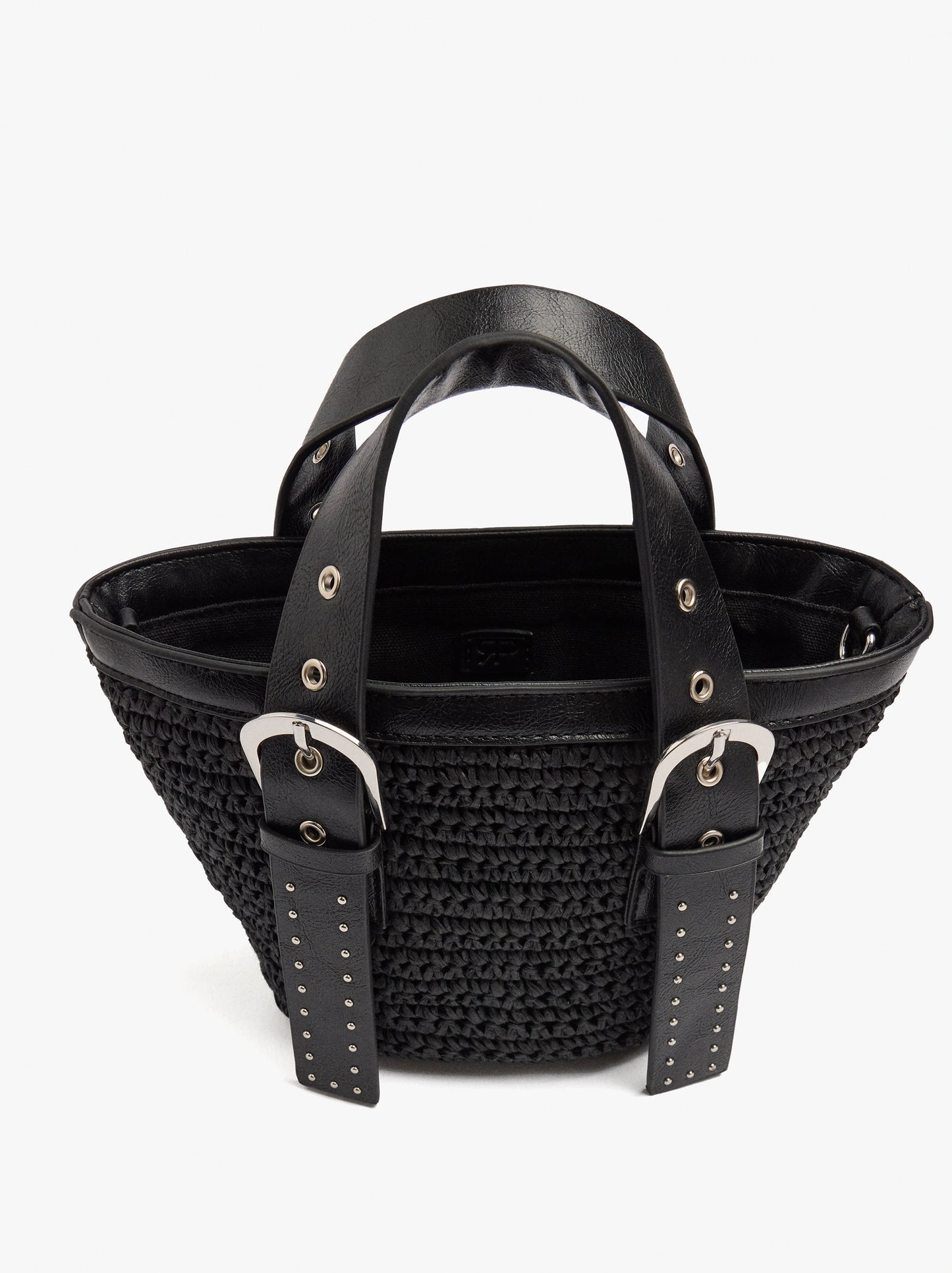 Tote Bag Paper Straw With Crossbody