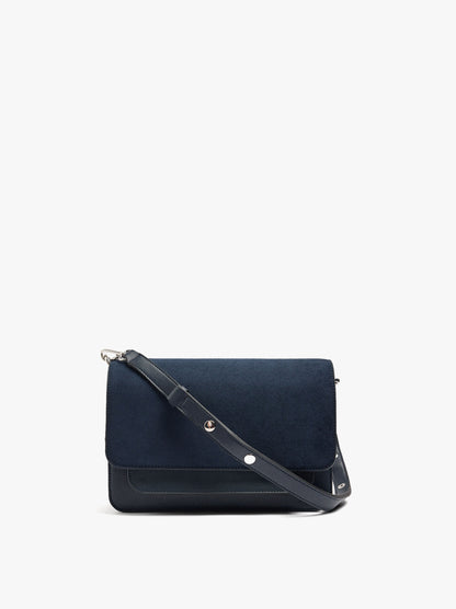 Crossbody Bag With Flap Soft Texture