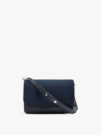 Crossbody Bag With Flap Soft Texture