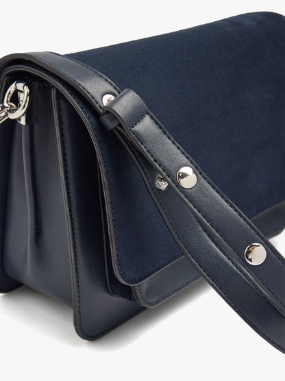 Crossbody Bag With Flap Soft Texture
