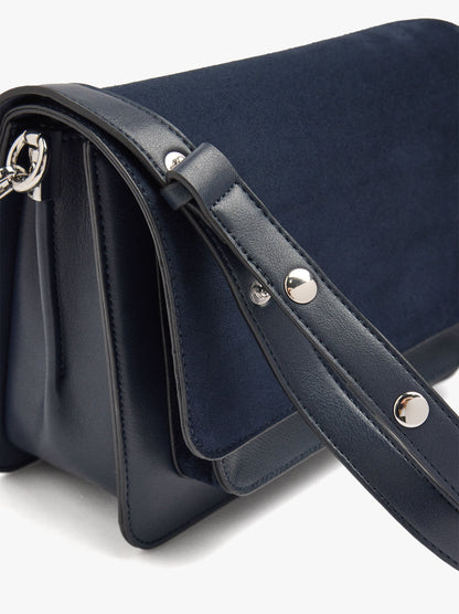 Crossbody Bag With Flap Soft Texture