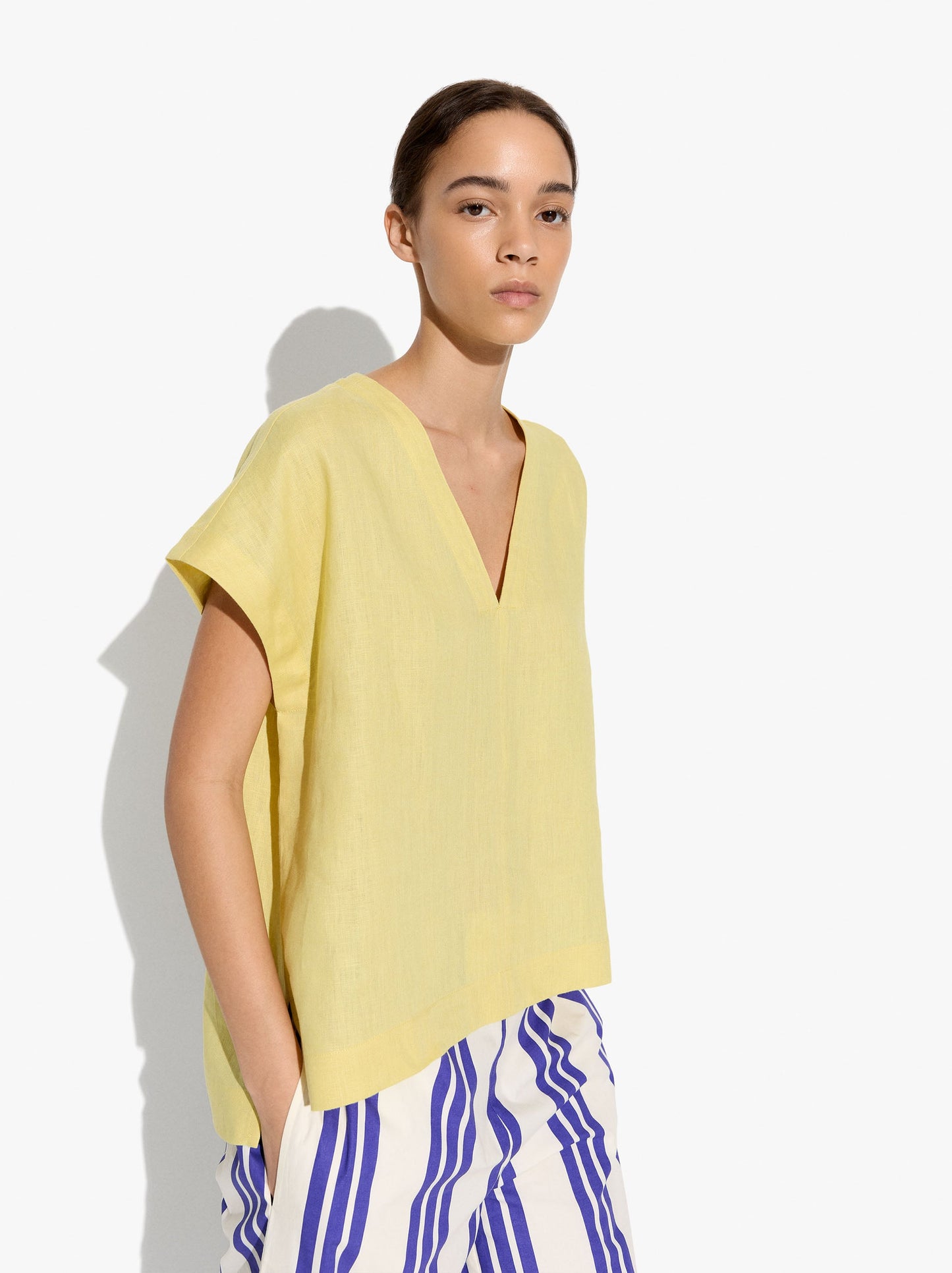 Plain Blouse 100% Linen