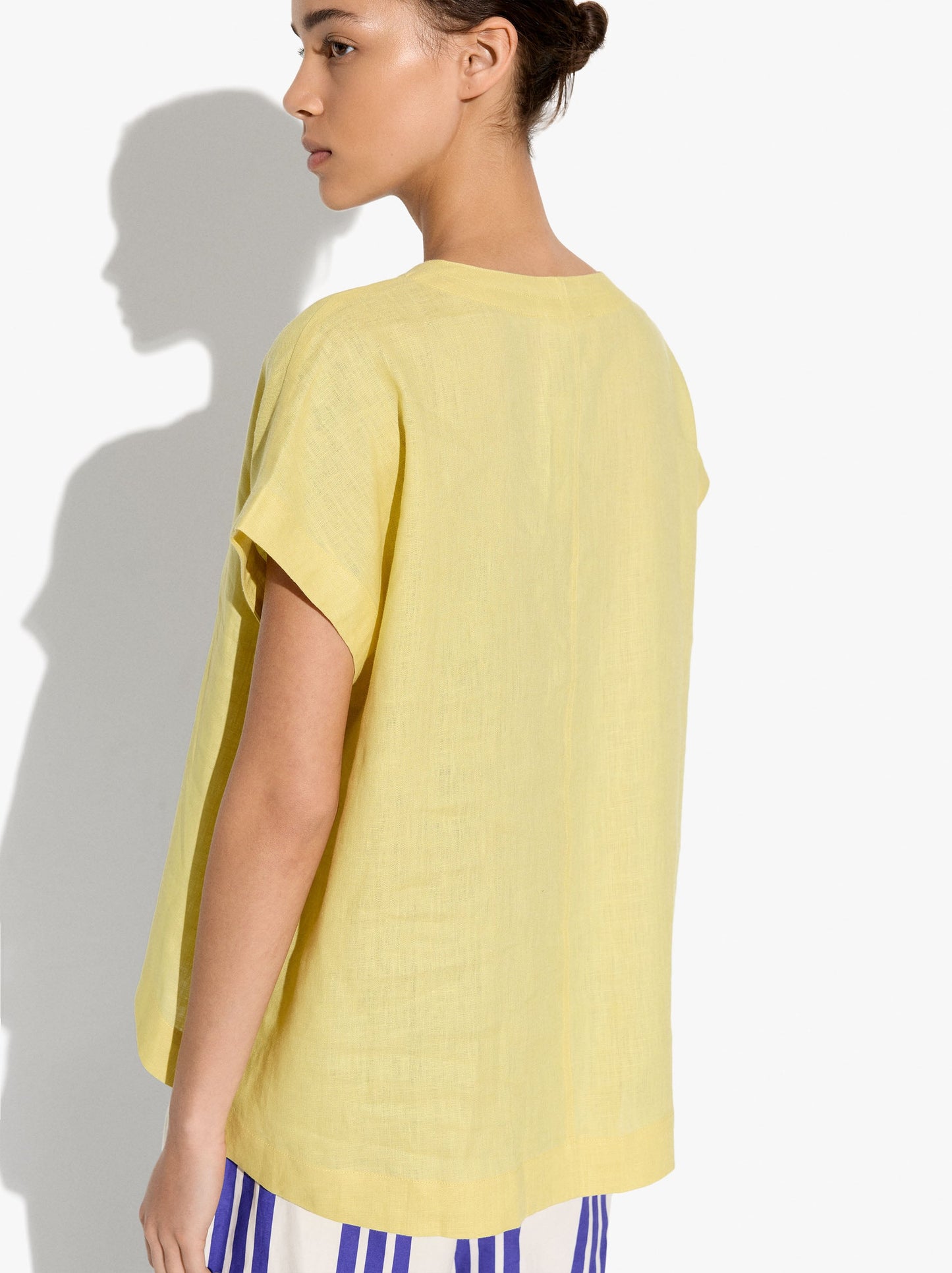 Plain Blouse 100% Linen