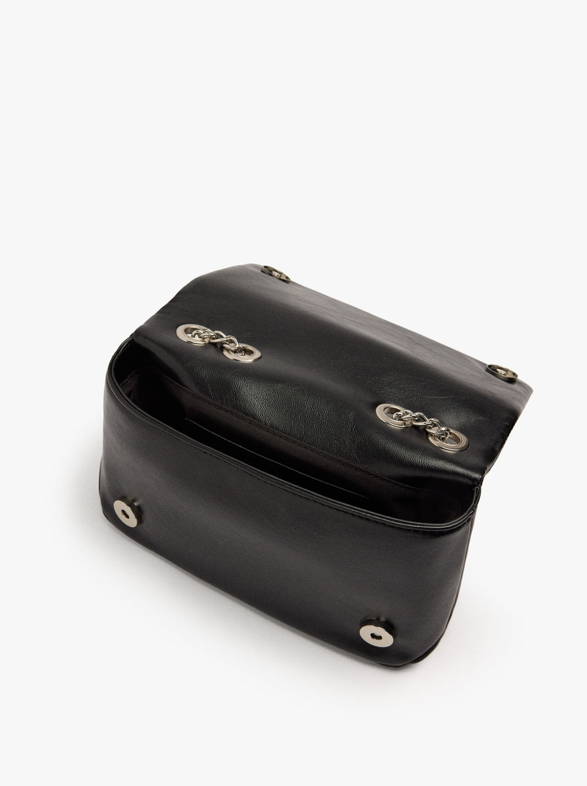 Shoulder Bag With Flap And Studs