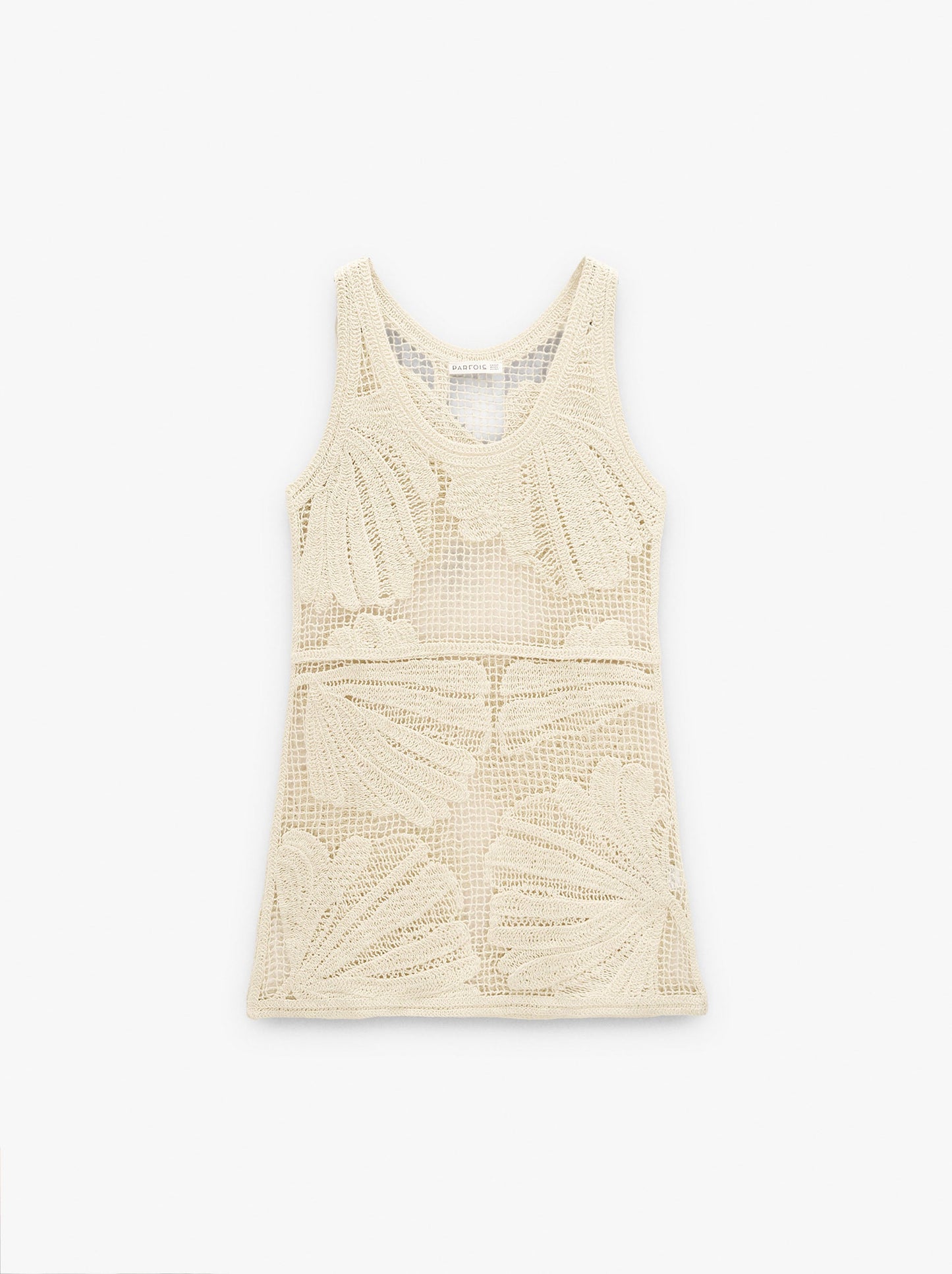 Floral Knit Dress With 100% Cotton
