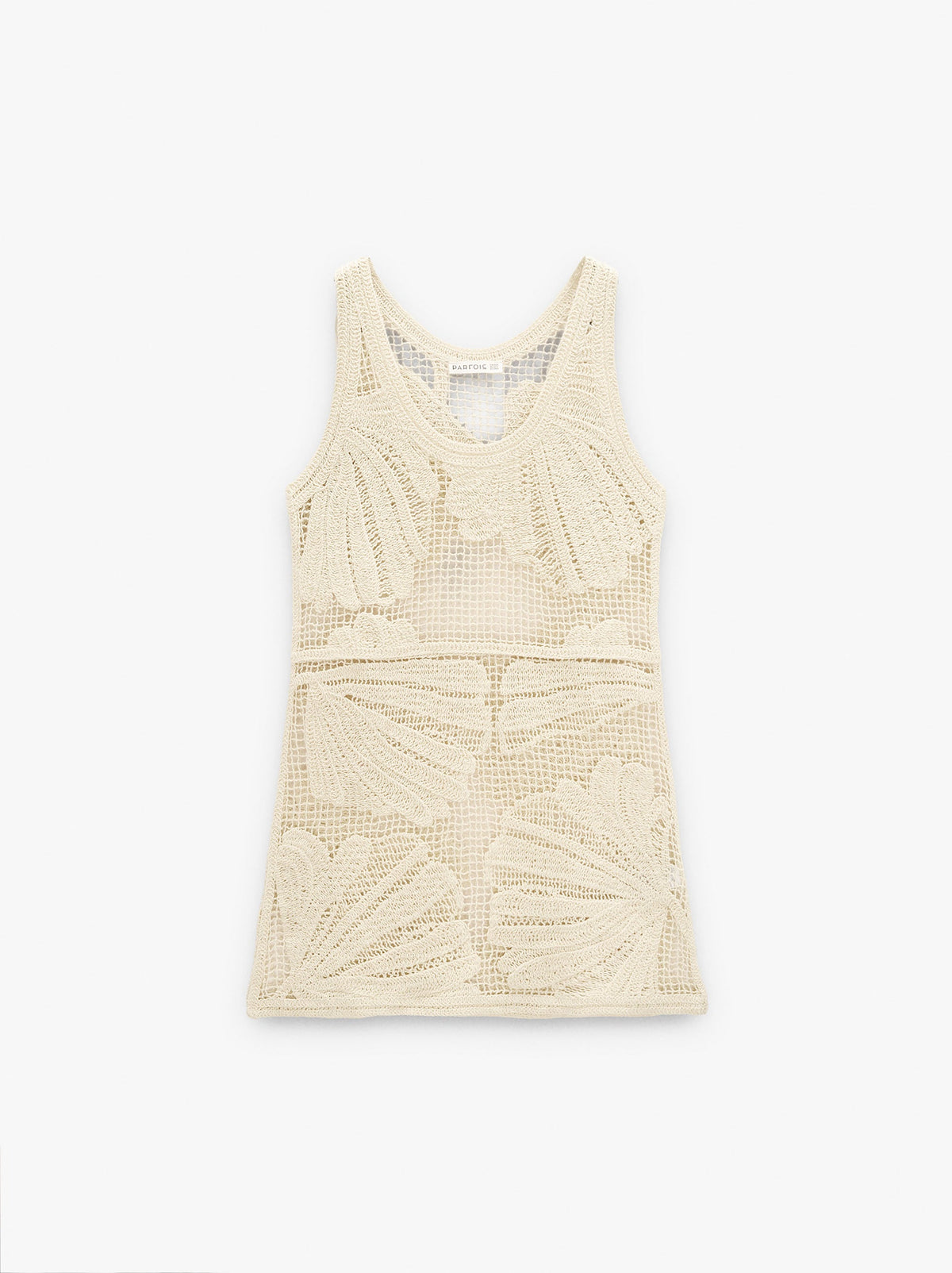 Floral Knit Dress With 100% Cotton