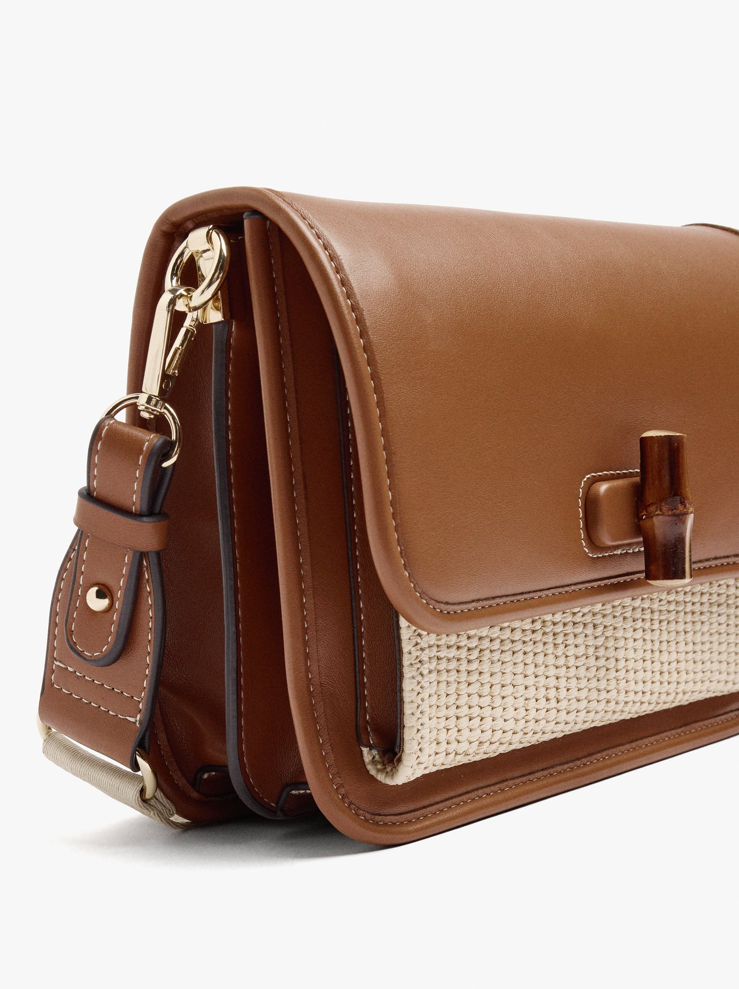 Shoulder Bag With Flap And Crossbody Bag Strap