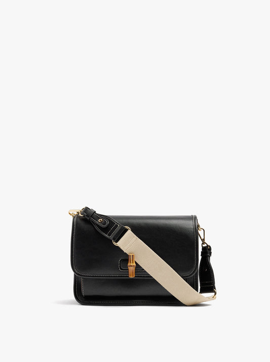 Shoulder Bag With Flap And Crossbody Bag Strap