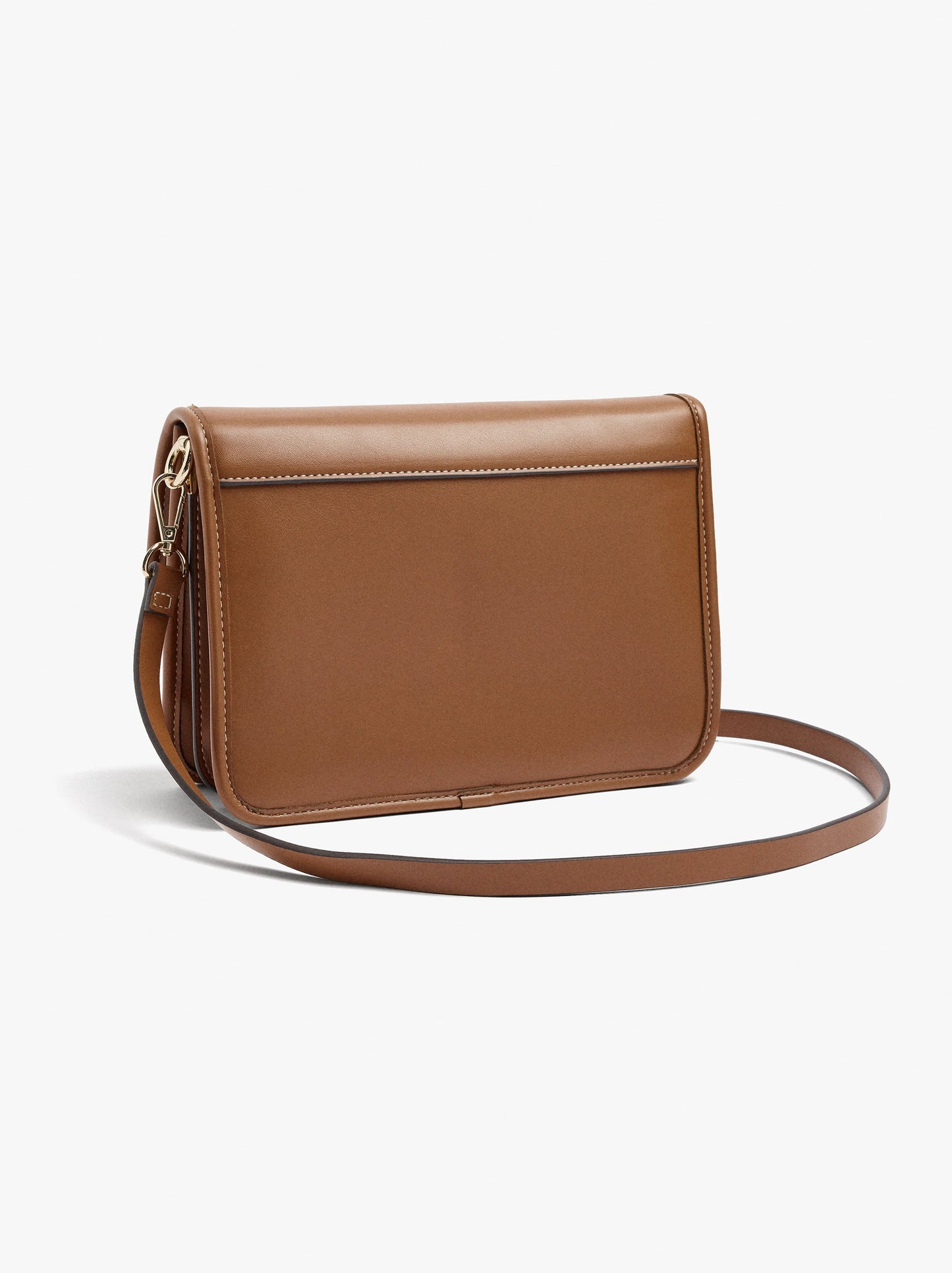 Shoulder Bag With Flap And Crossbody Bag Strap