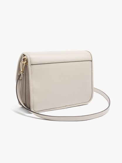 Shoulder Bag With Flap And Crossbody Bag Strap