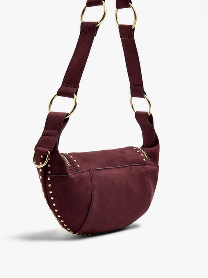 Leather-Effect Bum Bag With Studs