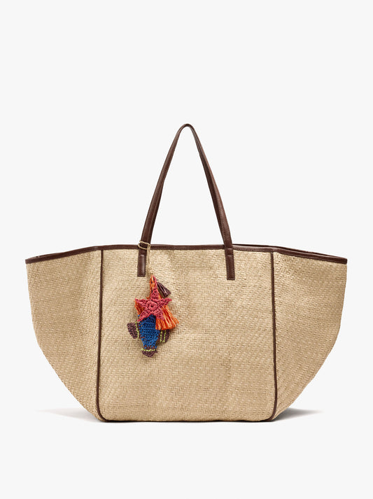 Tote Bag Paper Straw With Xl Strap
